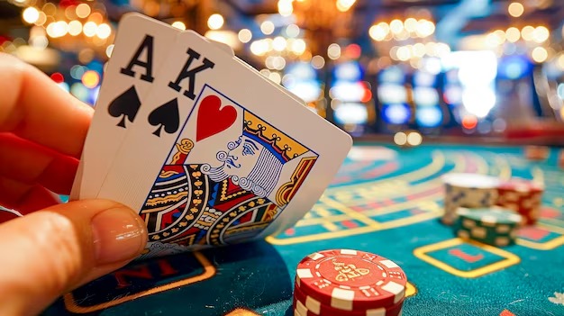 Win-payout display and account-credit summary